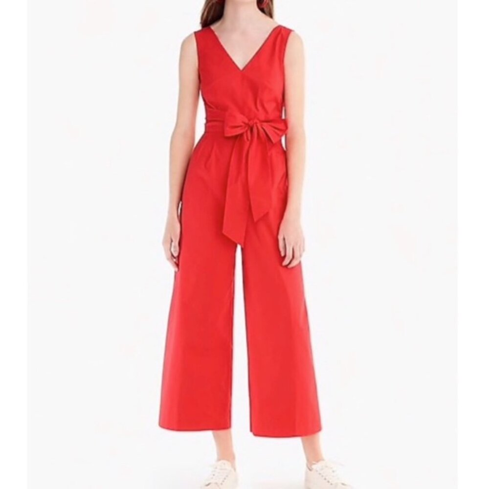Red J Crew Jumpsuit